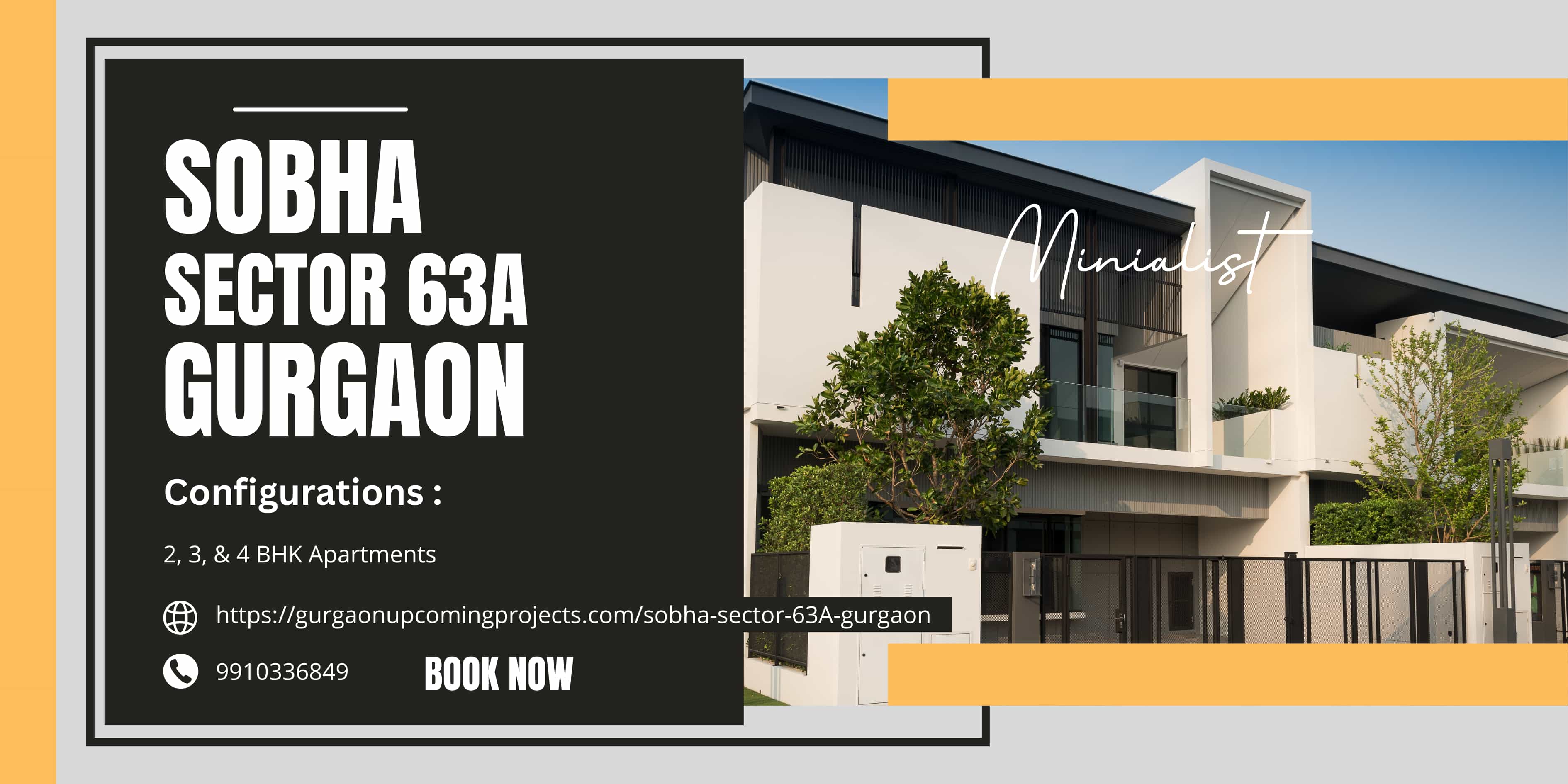 Sobha Sector 63A Gurgaon: Exclusive 2, 3 & 4 BHK Residences